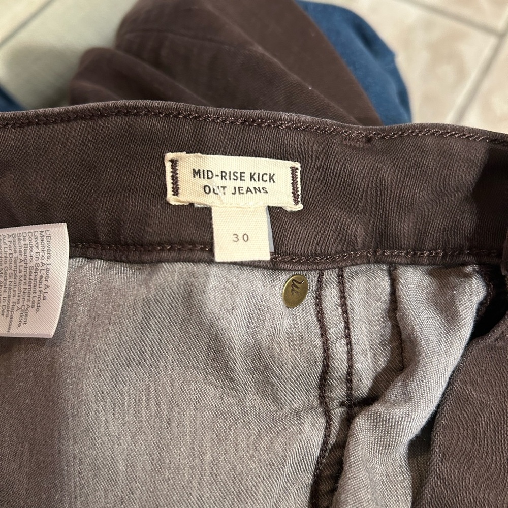 Madewell Women’s high-rise Kick out Jeans Size 30 - Picture 5 of 8